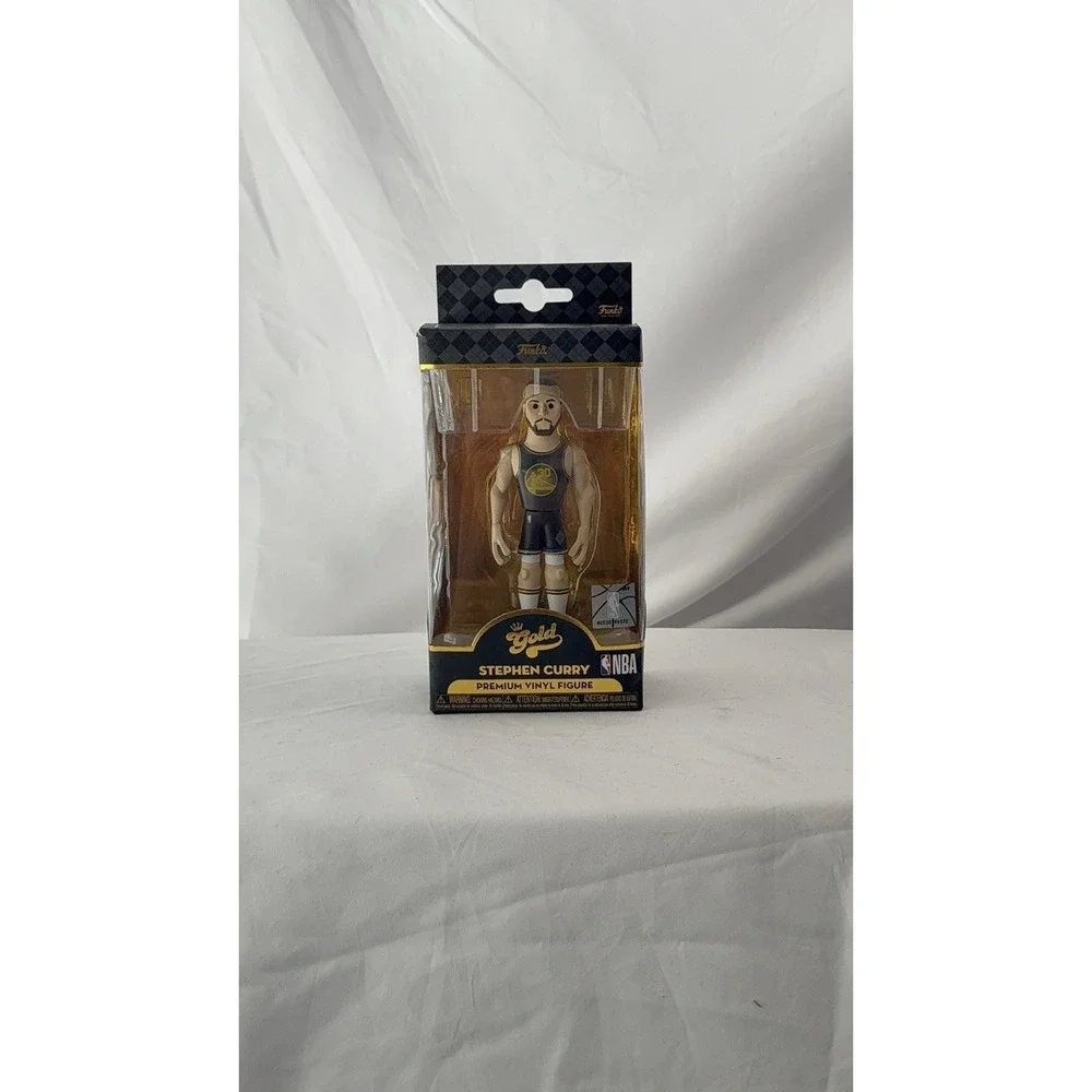 Funko Gold Stephen Curry NBA‎ Warriors Premium Vinyl Figure 5 In